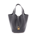 Hermes Handbag Picotin Lock PM Black Leather