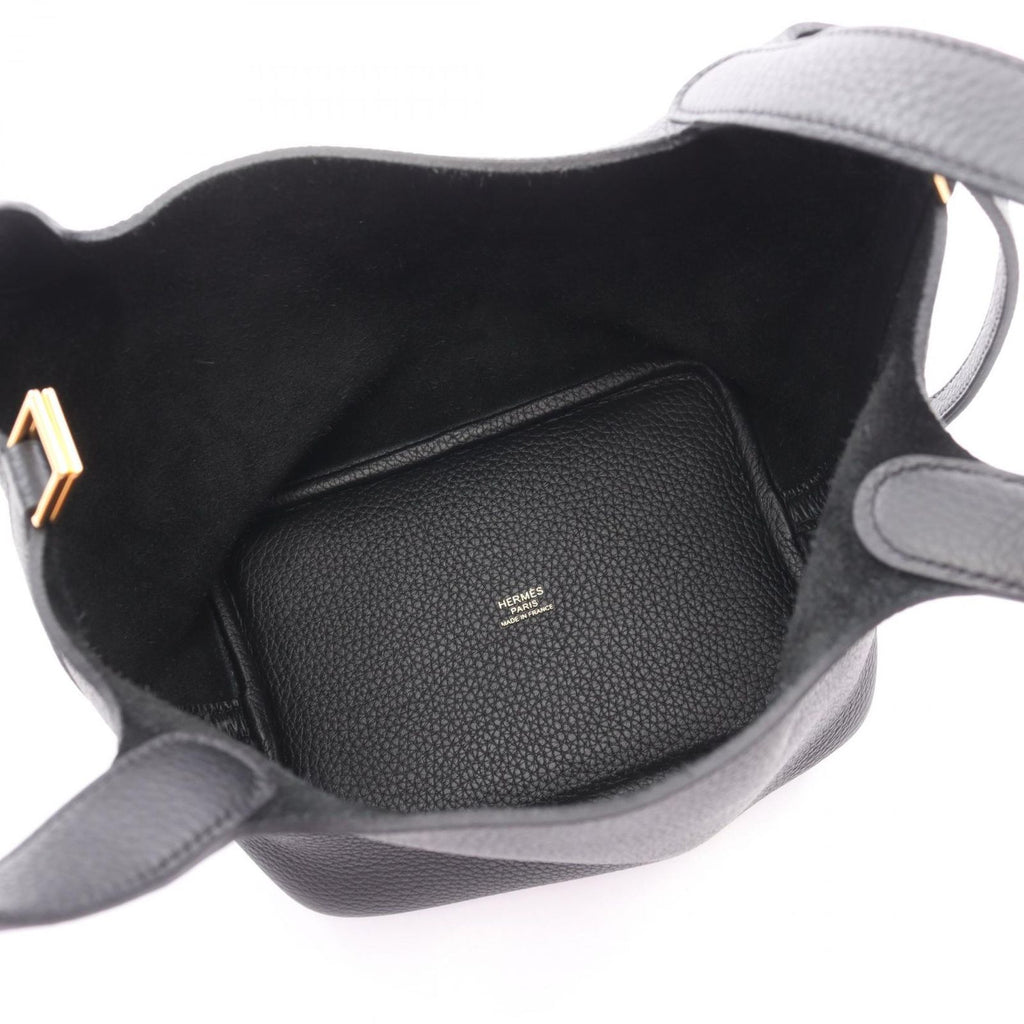 Hermes Handbag Picotin Lock PM Black Leather — view 3