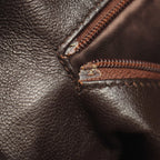 Chanel Shoulder Bag Quilted Brown Caviar Leather Fringe Chain — view 6