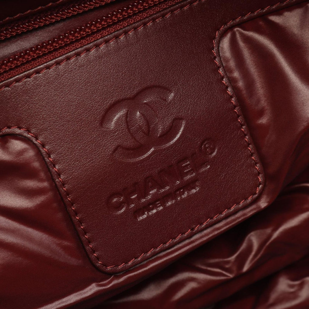 Chanel Coco Cocoon Black Nylon Leather Boston Bag — view 4