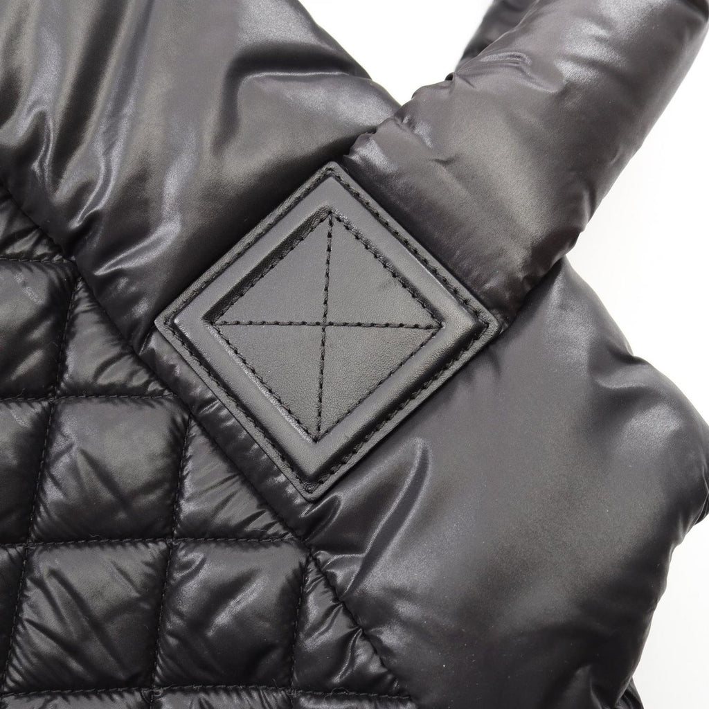 Chanel Coco Cocoon Black Nylon Leather Boston Bag — view 9