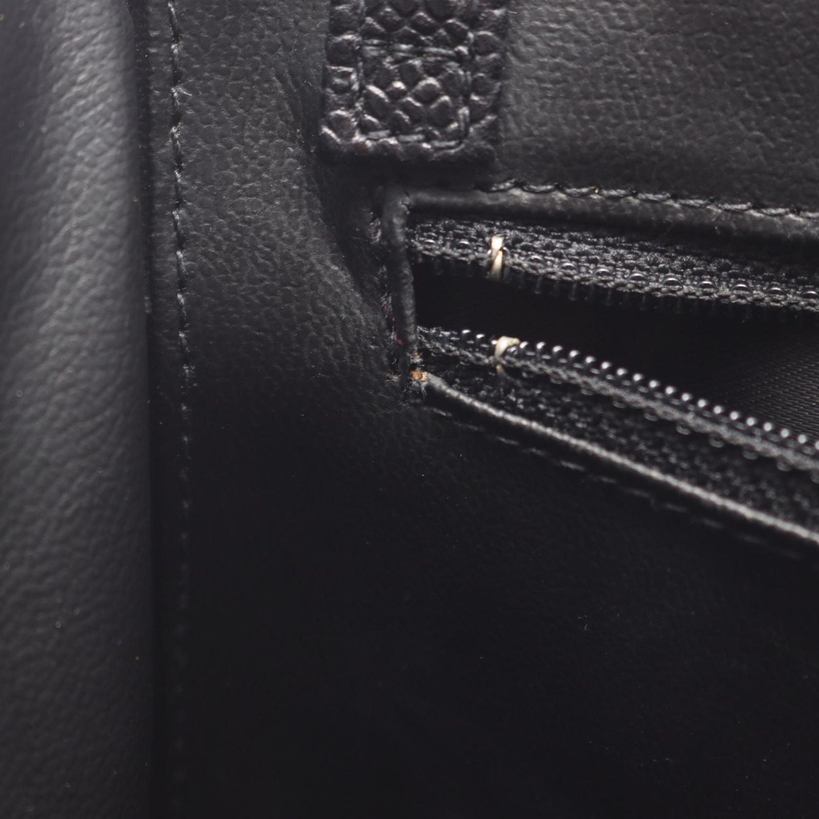 Chanel Handbag CC Logo 2-Way Black Caviar Leather Vanity Chain — view 6
