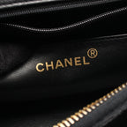 Chanel Backpack Quilted Black Fabric — view 4