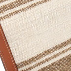 Celine Tote Small Vertical Cover 2-Way Natural Brown Canvas Leather — view 6