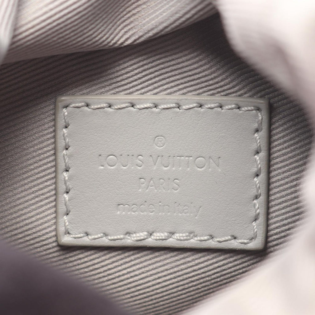 Louis Vuitton Shoulder Bag Chalk Nano Canvas Leather — view 4