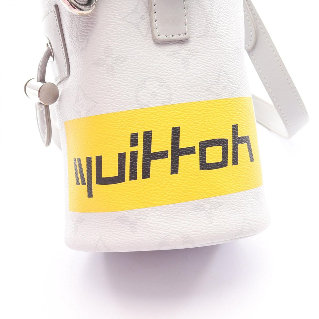 Louis Vuitton Shoulder Bag Chalk Nano Canvas Leather — view 6