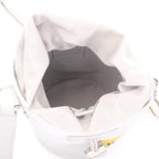Louis Vuitton Shoulder Bag Chalk Nano Canvas Leather — view 3