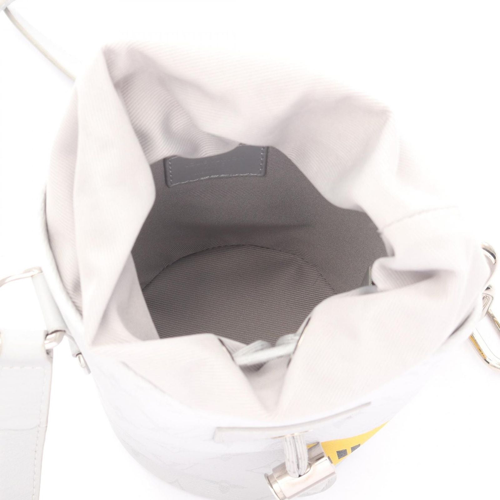 Louis Vuitton Shoulder Bag Chalk Nano Canvas Leather — view 3