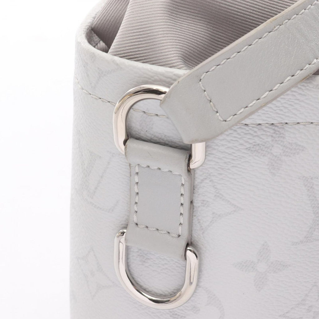 Louis Vuitton Shoulder Bag Chalk Nano Canvas Leather — view 8