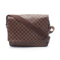 Louis Vuitton Shoulder Bag Shelton GM Canvas Leather