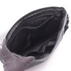 Gucci Shoulder Bag GG Supreme Black Canvas Leather — view 3