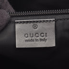 Gucci Shoulder Bag GG Supreme Black Canvas Leather — view 4