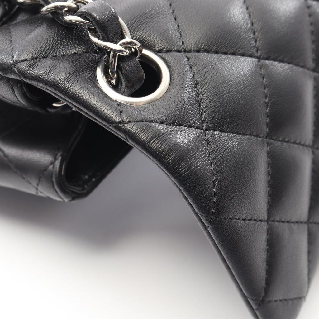 Chanel Shoulder Bag Mini Quilted Black Lambskin Chain — view 8