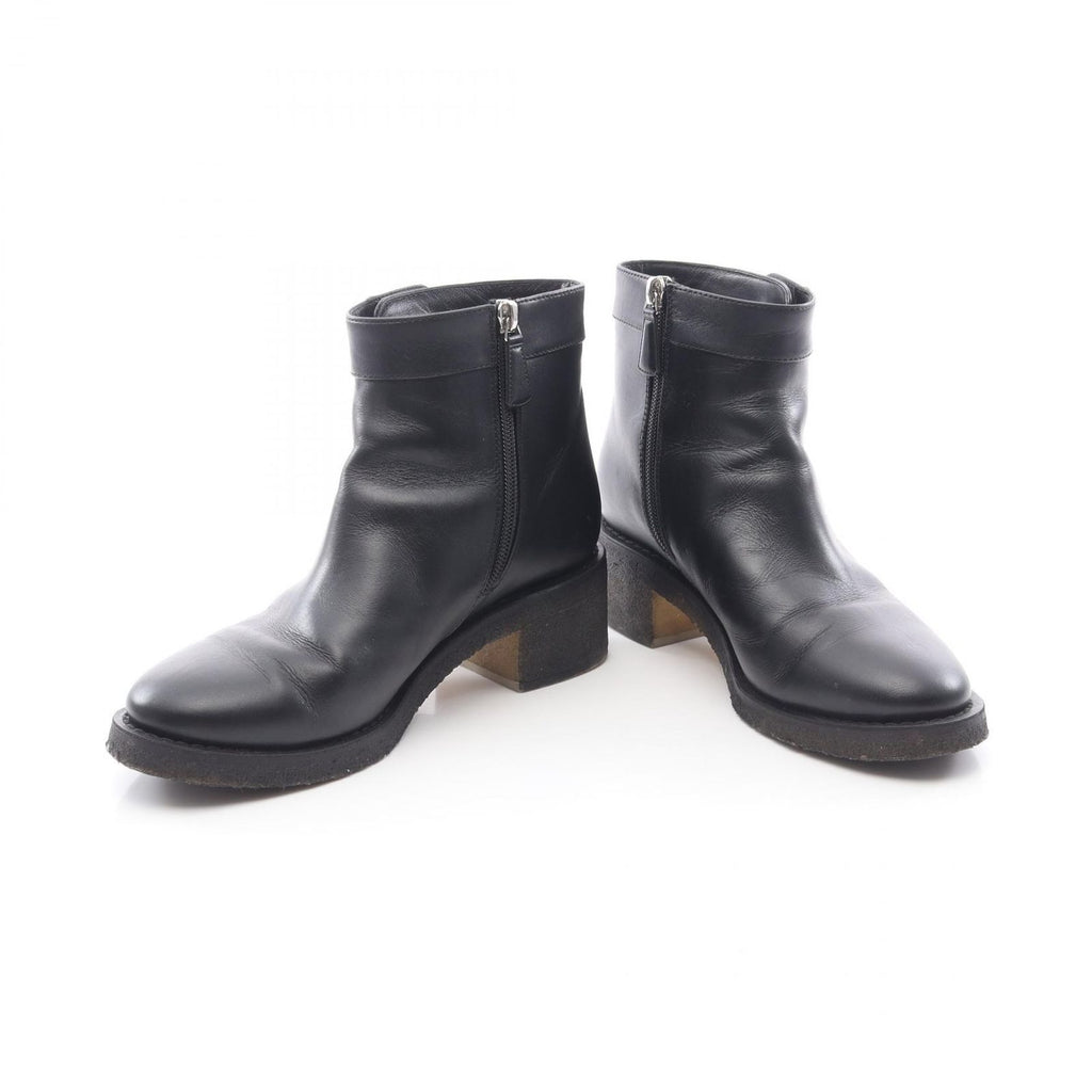 Chanel Boots CC Logo Short Leather — view 3
