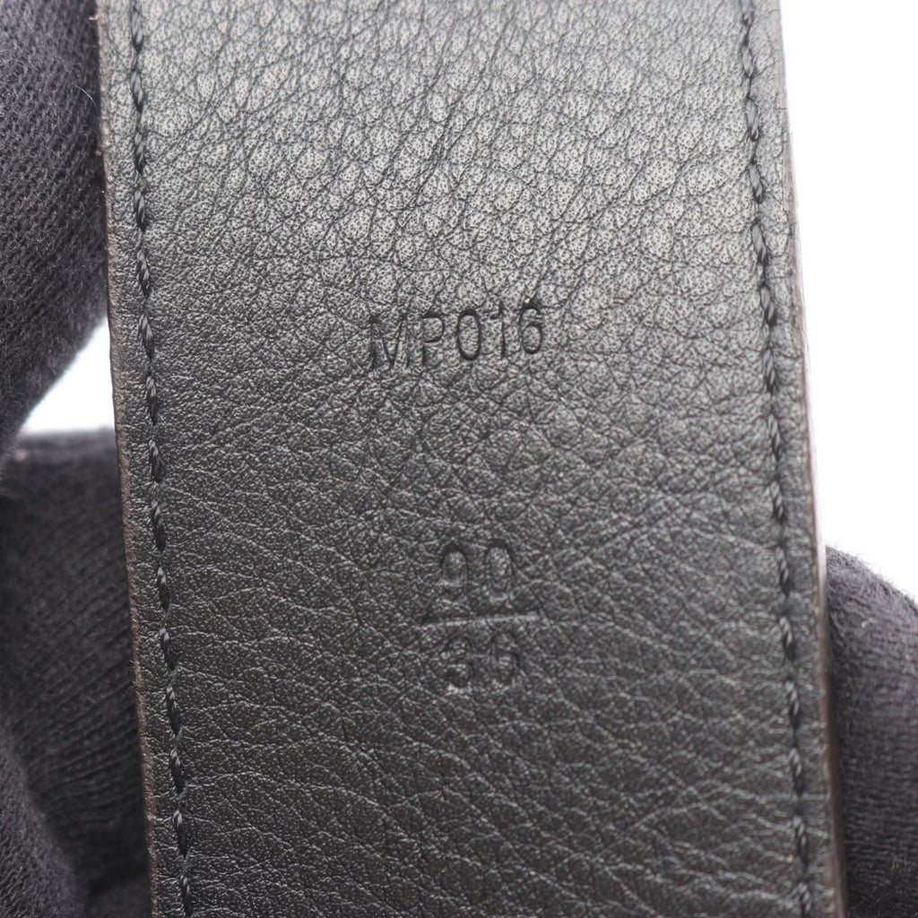 Louis Vuitton Belt Supreme Ceinture LV Initial Leather — view 5
