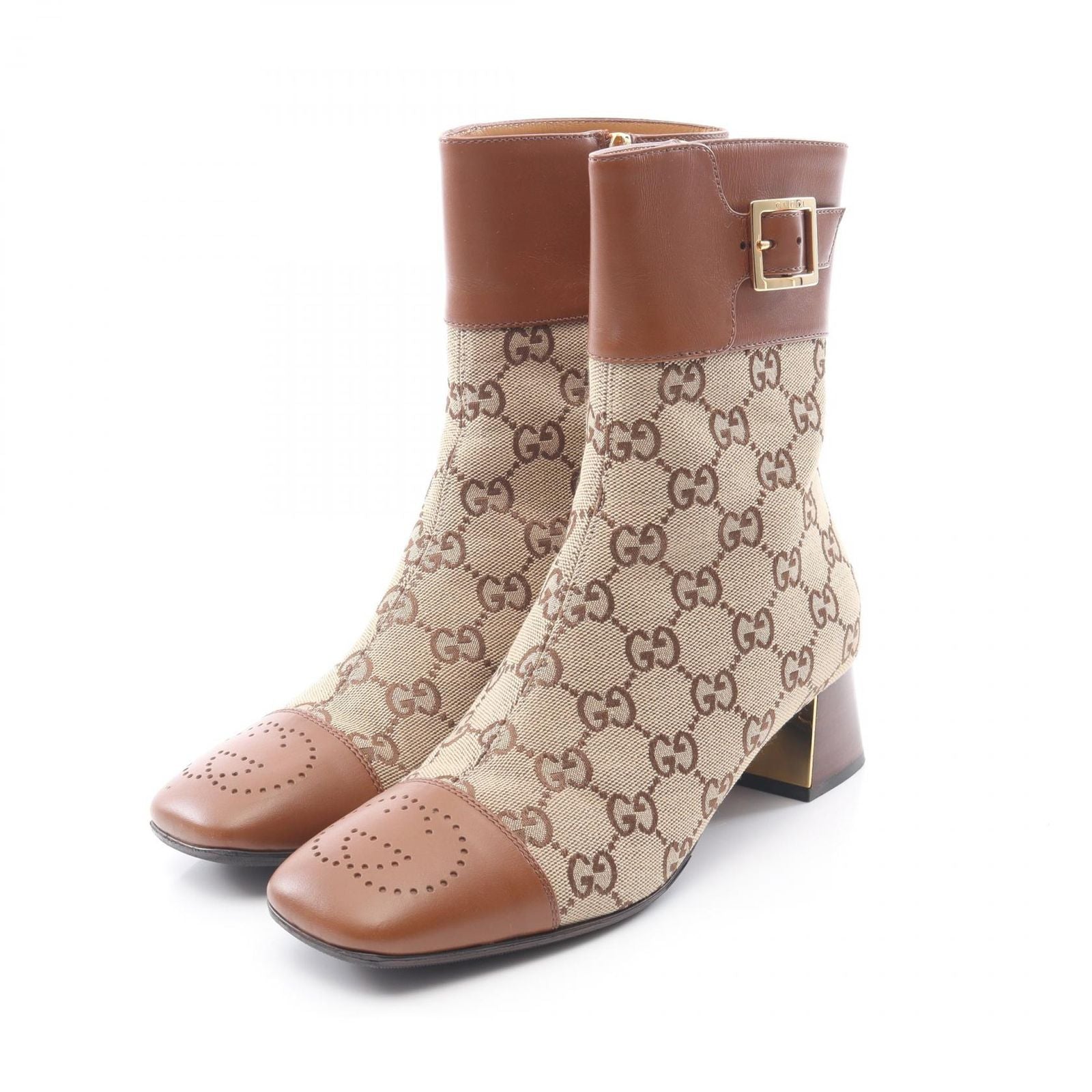 Gucci Boots GG Canvas Ankle