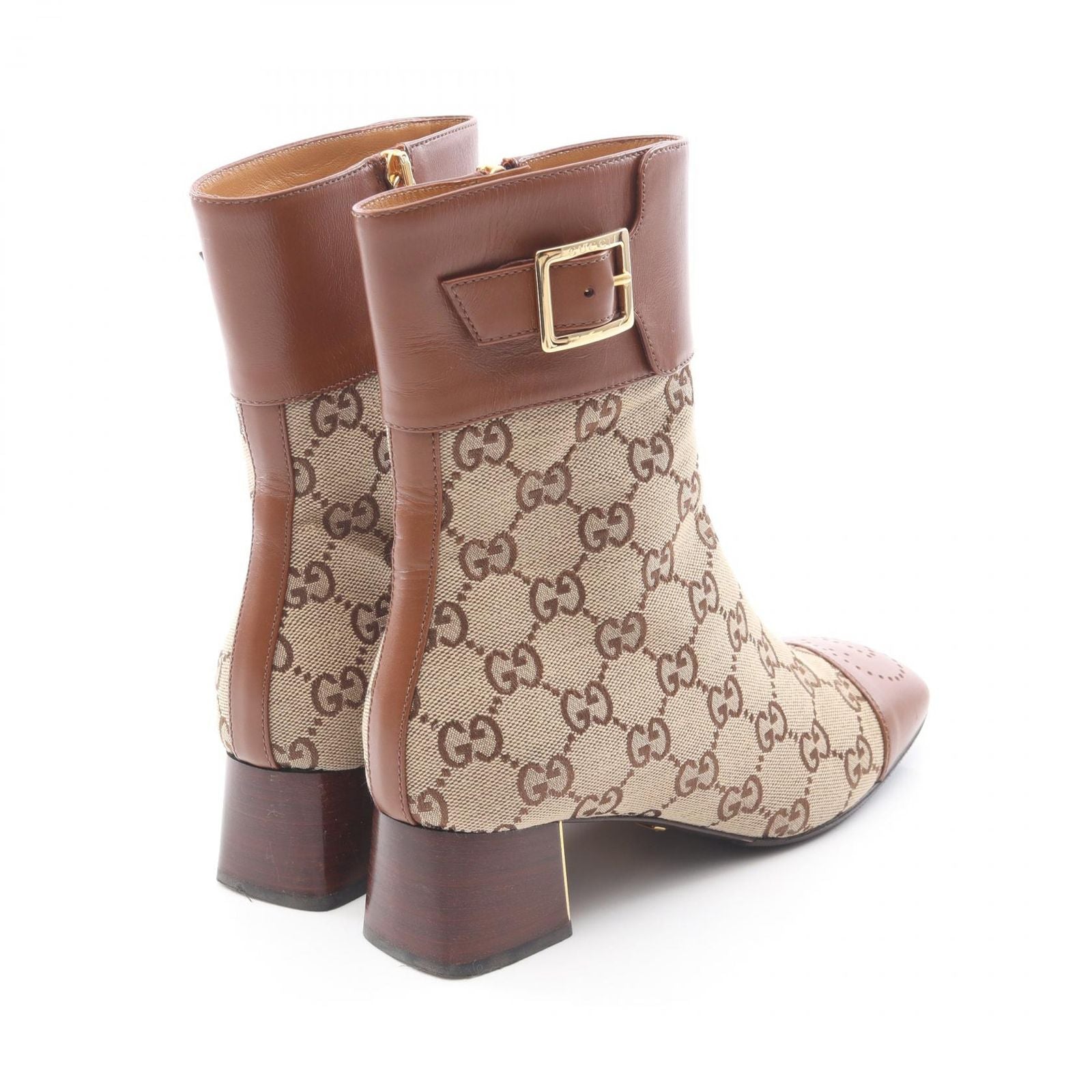 Gucci Boots GG Canvas Ankle — view 2