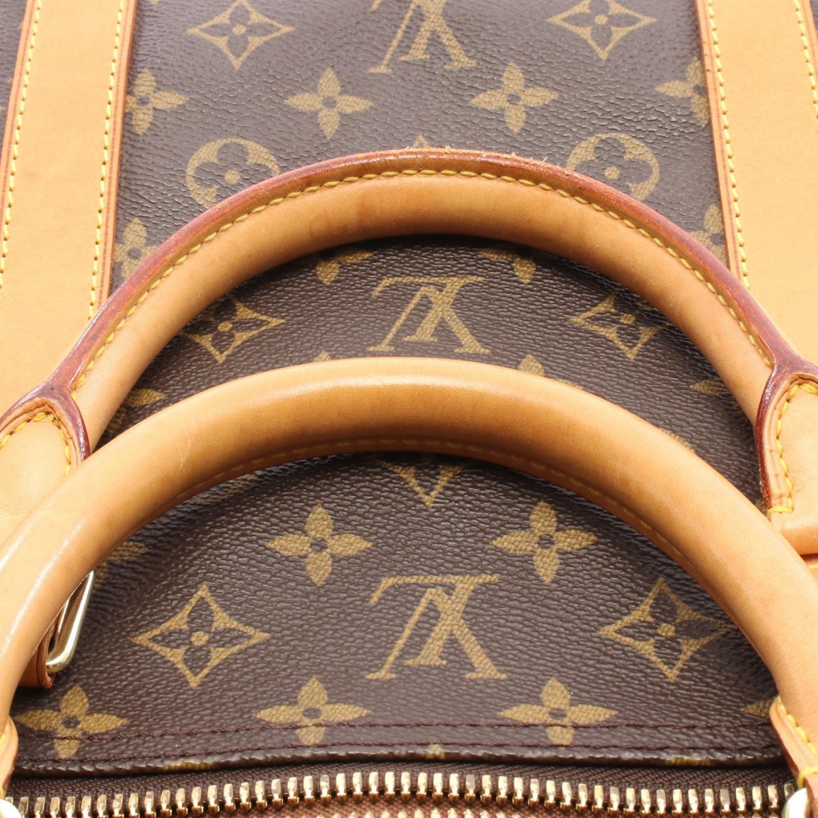 Louis Vuitton Boston Bag Keepall Bandouliere 60 2-Way Canvas Leather — view 9