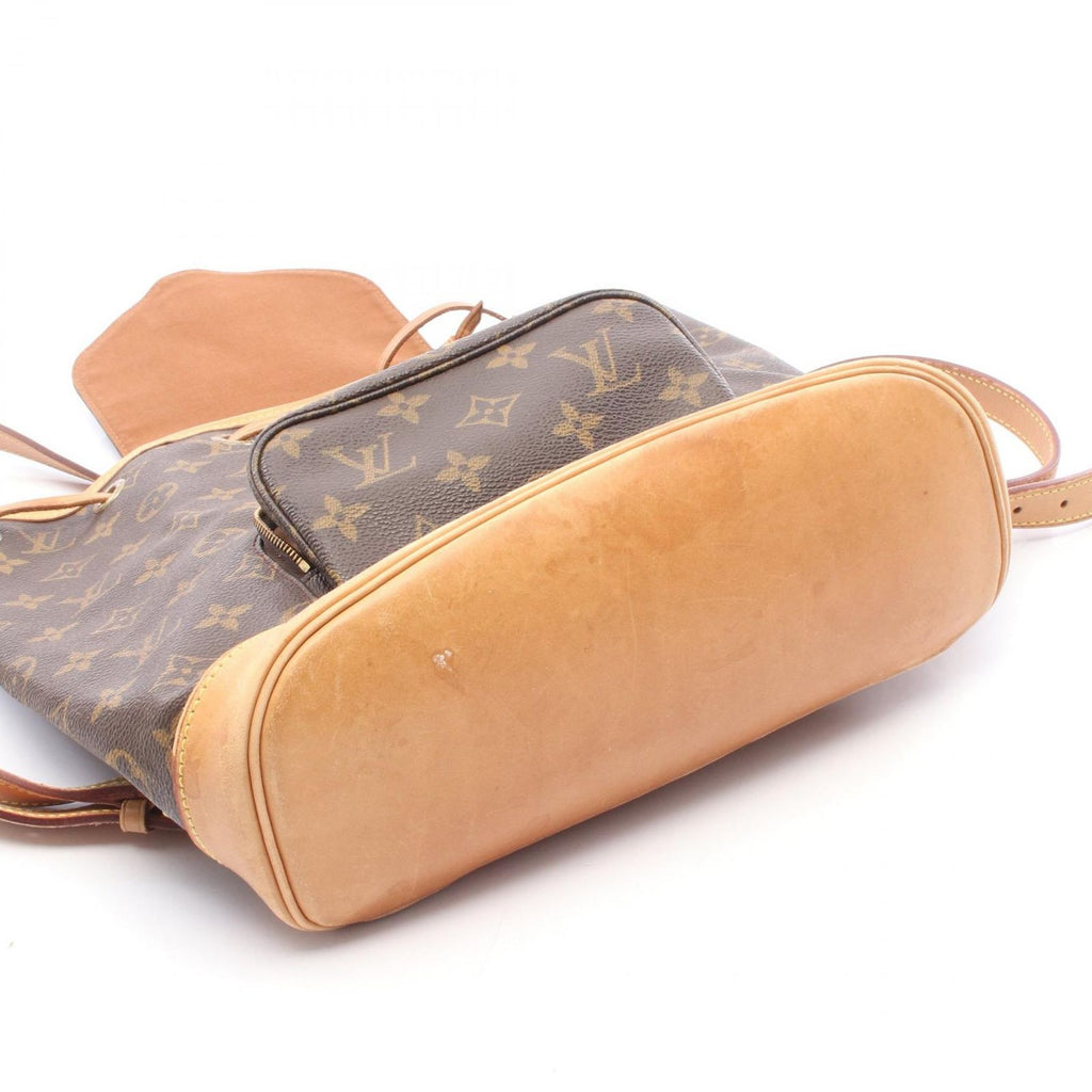 Louis Vuitton Backpack Montsouris MM Canvas Leather — view 7