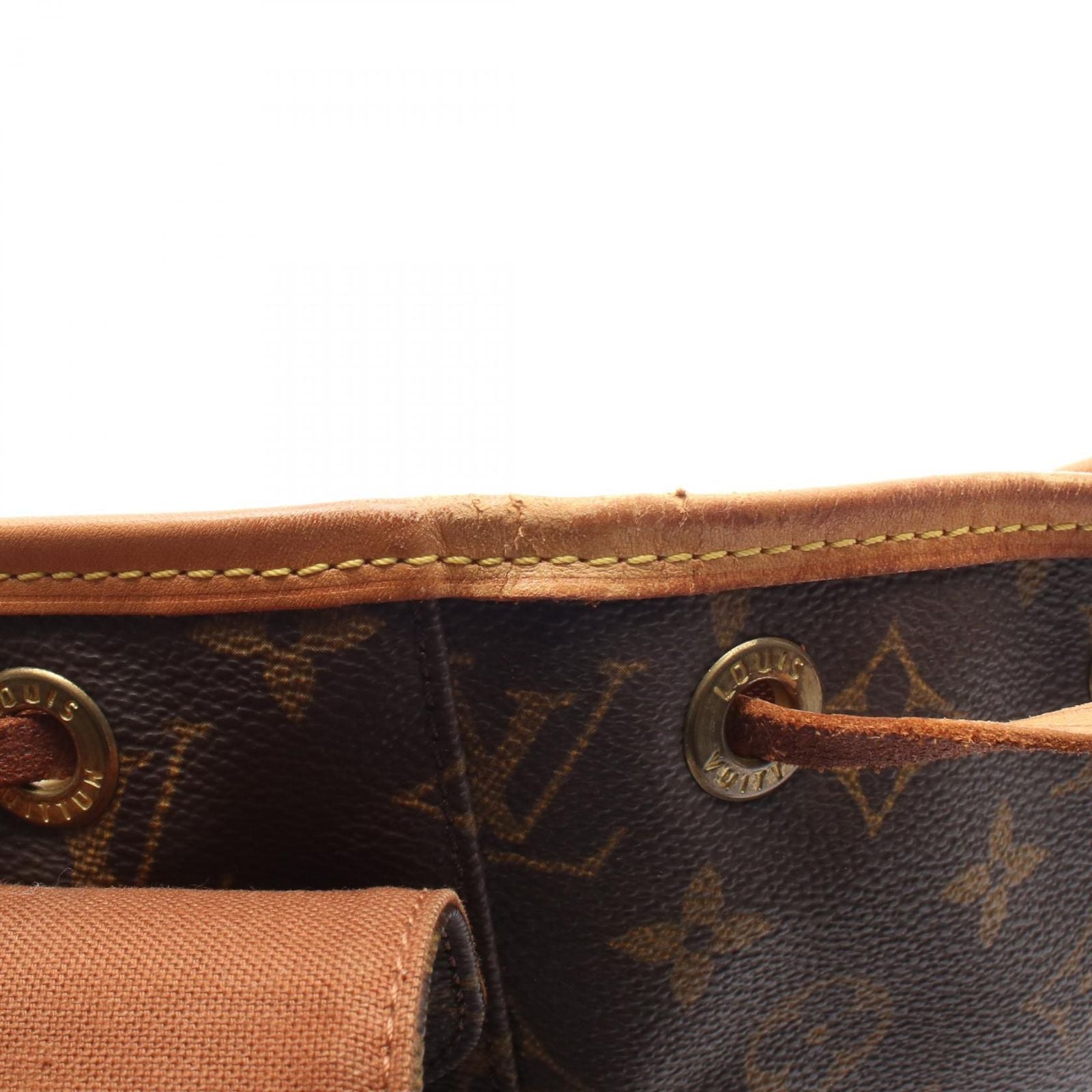 Louis Vuitton Backpack Montsouris MM Canvas Leather — view 8