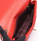 Chanel Shoulder Bag Mademoiselle Red Leather Chain — view 3