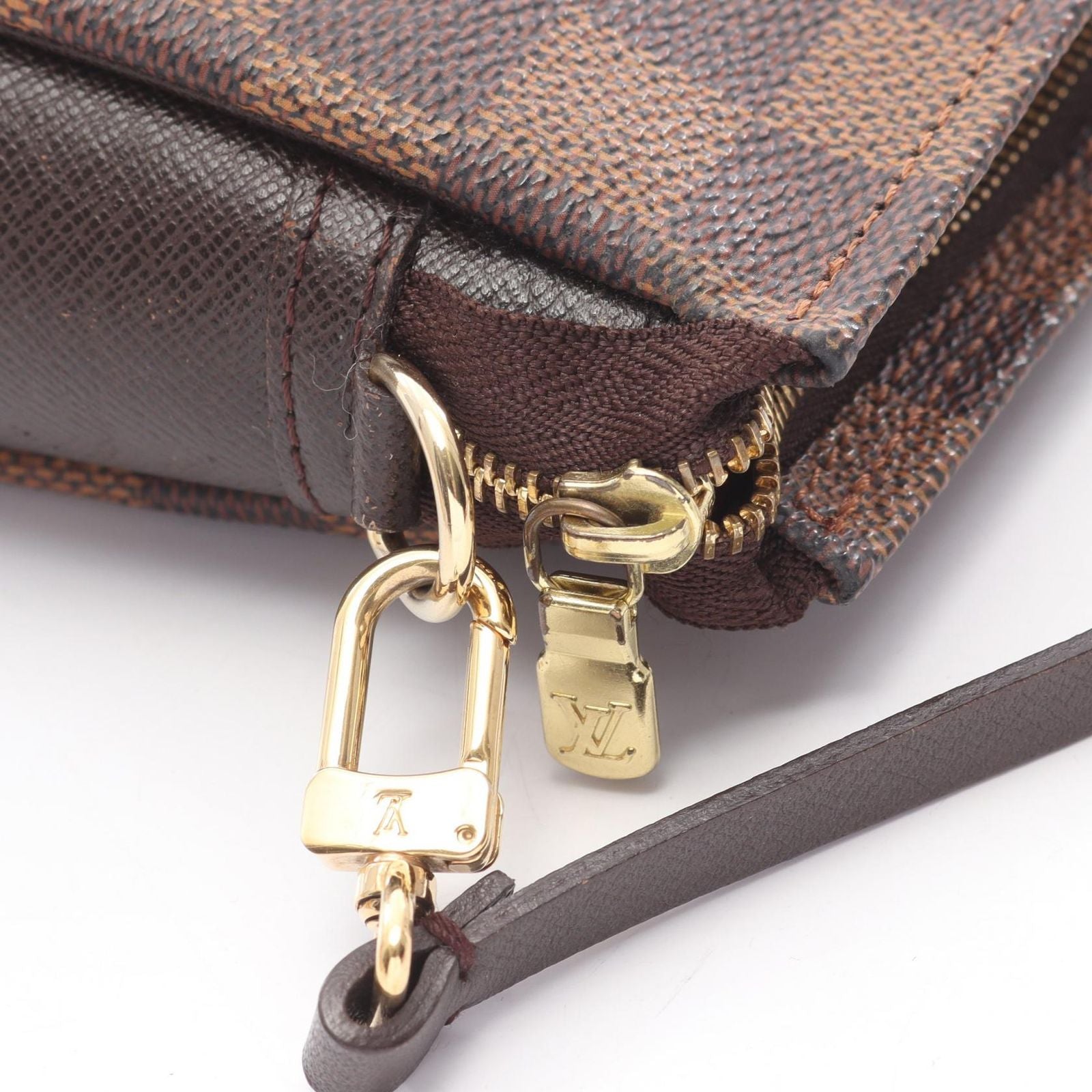 Louis Vuitton Handbag Trousse Makeup Canvas Leather — view 6