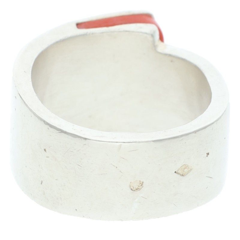 Hermes Candy Ring Motif Silver