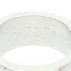 Hermes Candy Ring Motif Silver