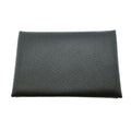 Hermes Heaven Calvi Duo Card Case Noir Black Silver Epsom