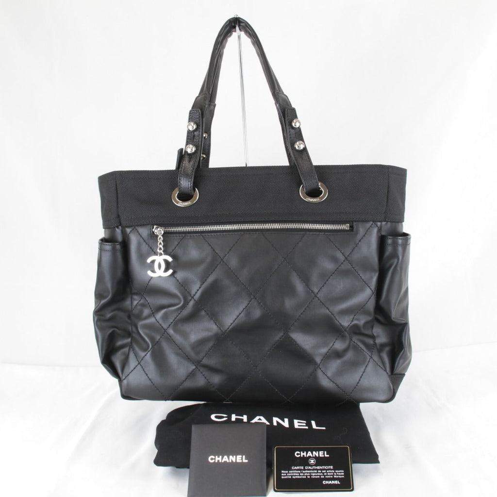 Chanel Tote Canvas Black