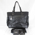 Chanel Tote Canvas Black