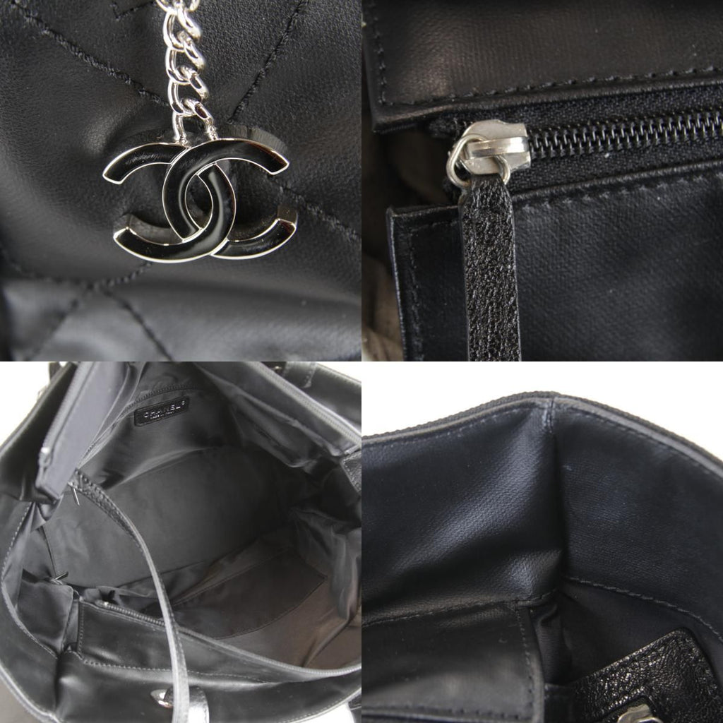 Chanel Tote Canvas Black — view 9