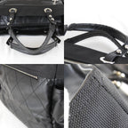 Chanel Tote Canvas Black — view 8