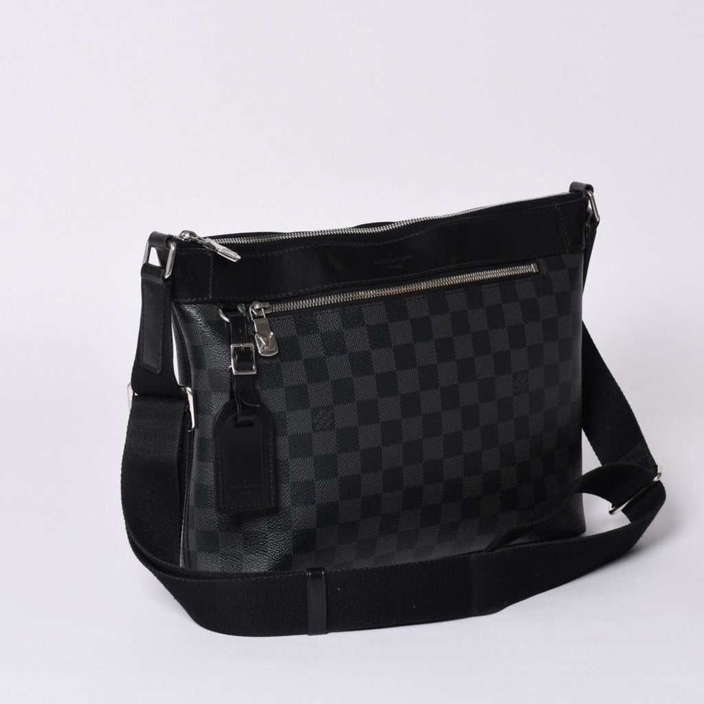 Louis Vuitton Mick PM Damier Graphite Canvas Black — view 3