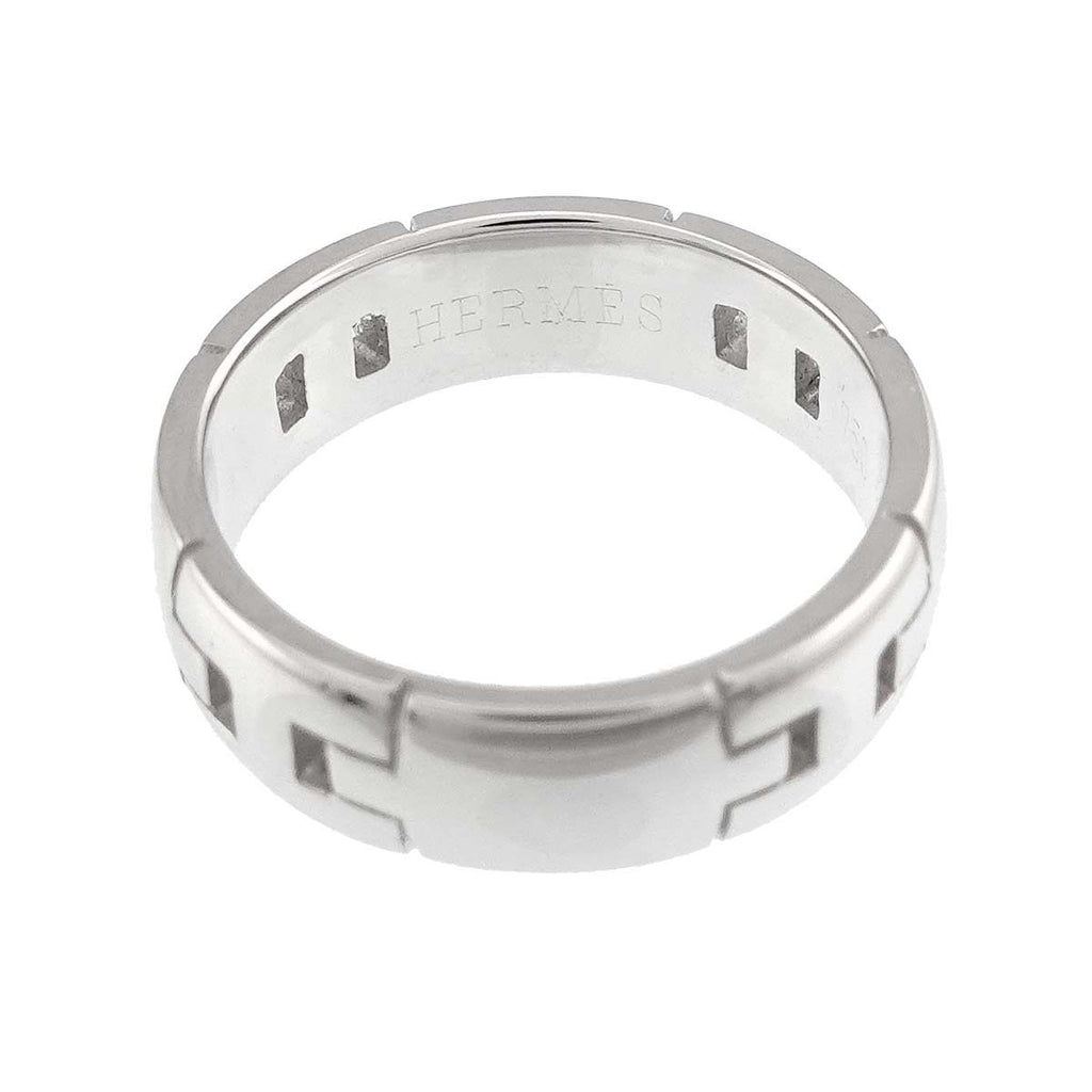 Hermes Ever Herakles 48 Ring 18k WG White Gold 750 Hercules — view 3