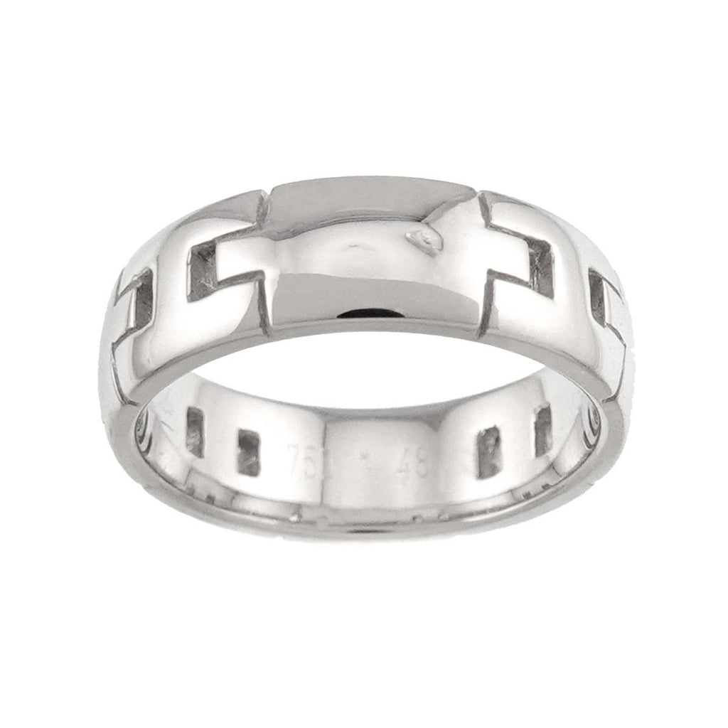 Hermes Ever Herakles 48 Ring 18k WG White Gold 750 Hercules — view 6