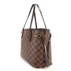 Louis Vuitton Damier Neverfull PM Tote Ebene Gold Brown — view 3