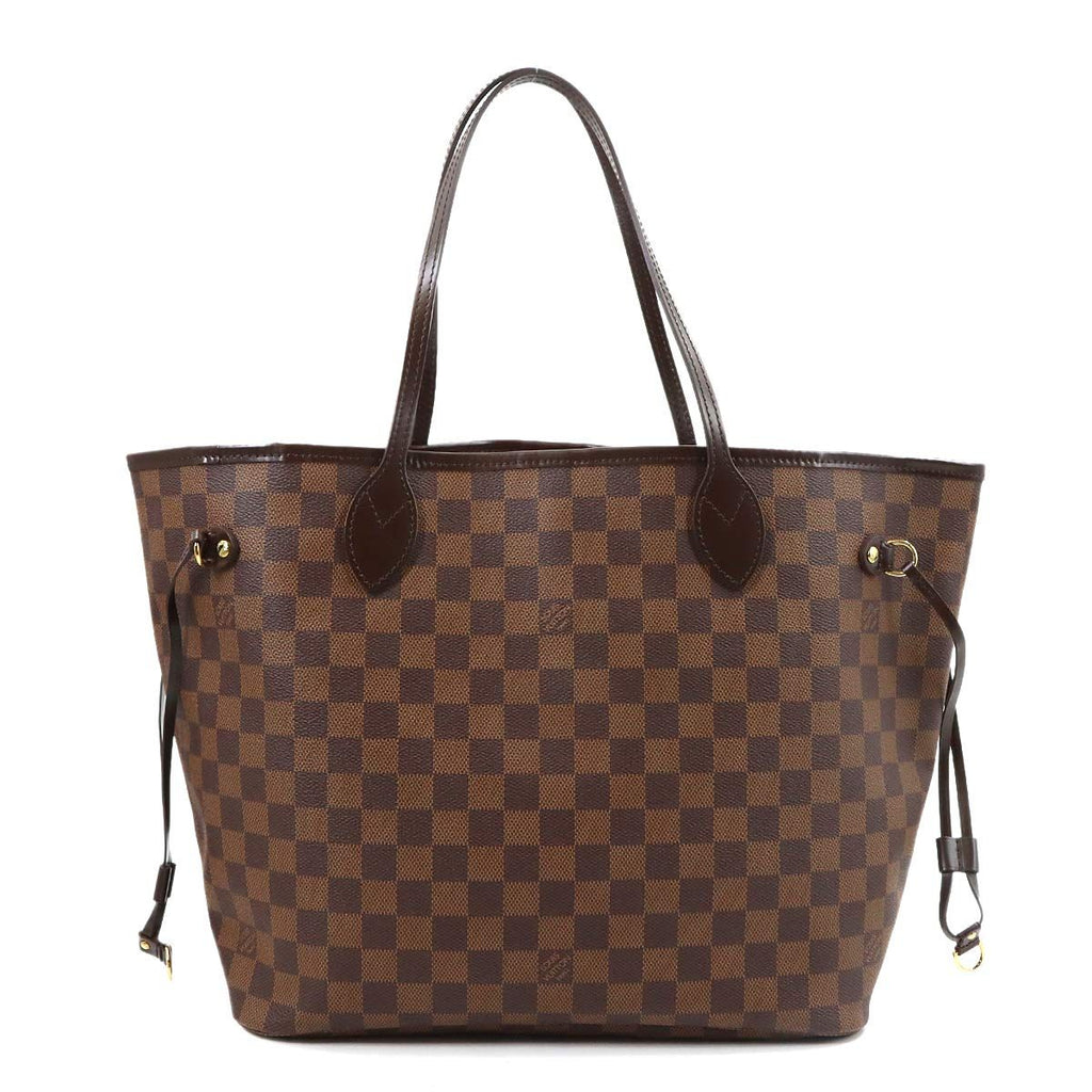 Louis Vuitton Damier Neverfull MM Tote Ebene Cerise Brown — view 3