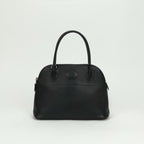 Hermes Bolide 27 Tote Gray Noir Black Silver
