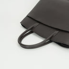 Hermes White Bus GM Tote Fjord Chocolat Chocolate Brown Gold Handbag — view 7