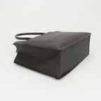 Hermes White Bus GM Tote Fjord Chocolat Chocolate Brown Gold Handbag — view 5