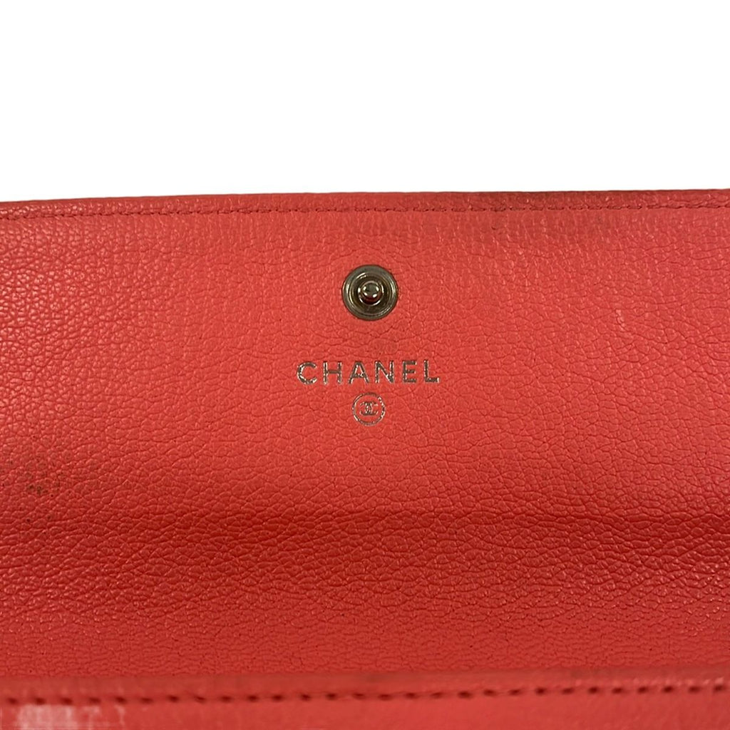 Chanel Wallet Lucky Clover Pink Silver — view 6