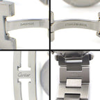Cartier Watch Pasha C Guilloche Salmon Pink Dial Date SS Automatic Winding — view 5