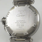 Cartier Watch Pasha C Guilloche Salmon Pink Dial Date SS Automatic Winding — view 4