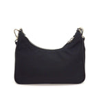 Prada Shoulder Bag Re Edition Re-Nylon Black Red Recycled Polyamide Saffiano — view 2