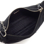 Prada Shoulder Bag Re Edition Re-Nylon Black Red Recycled Polyamide Saffiano — view 5