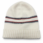 Dior Alpes Wool Cashmere Star Logo Hat Knit Cap White Navy — view 6