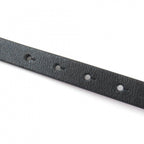 Chanel CC Logo Chain Leather Belt Black Gold 75 — view 9