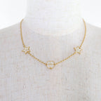 Dior Destiny Mother of Pearl Star Clover Necklace Gold — view 3