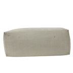 Celine Tote Canvas Horizontal Cover White Brown Large — view 3